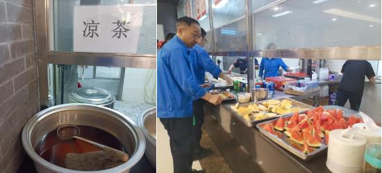 齐心协力战酷暑 关爱一线送清凉  豪利777官网各项目公司开展高温慰问及急救培训活动