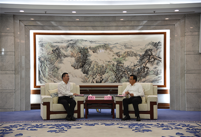 豪利777官网集团董事长乔德卫拜会济南市政府领导